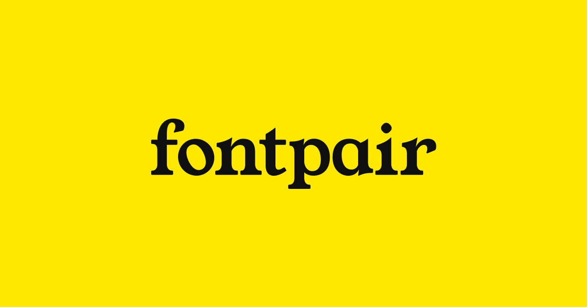 Fontpair preview